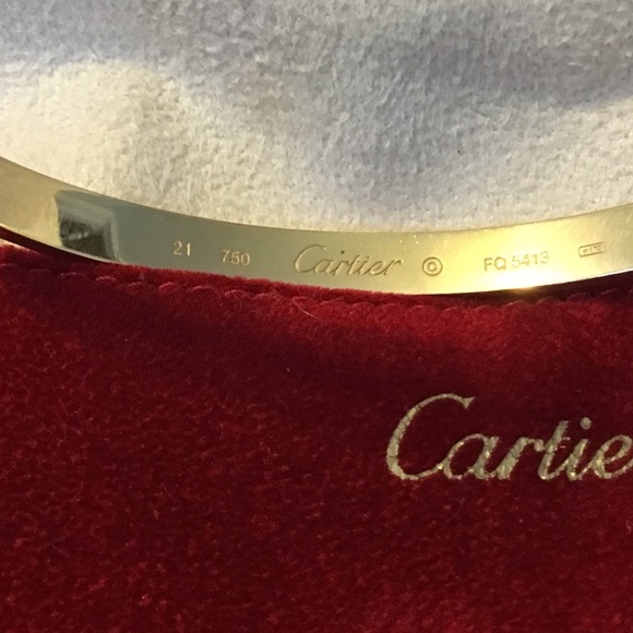 SOLD NO LONGER AVAILABLE! Cartier Love Bracelet - Picture 4 of 8